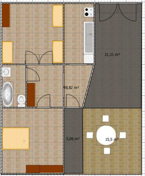 Apartmán Minigarden Hause Eger Exteriér fotografie